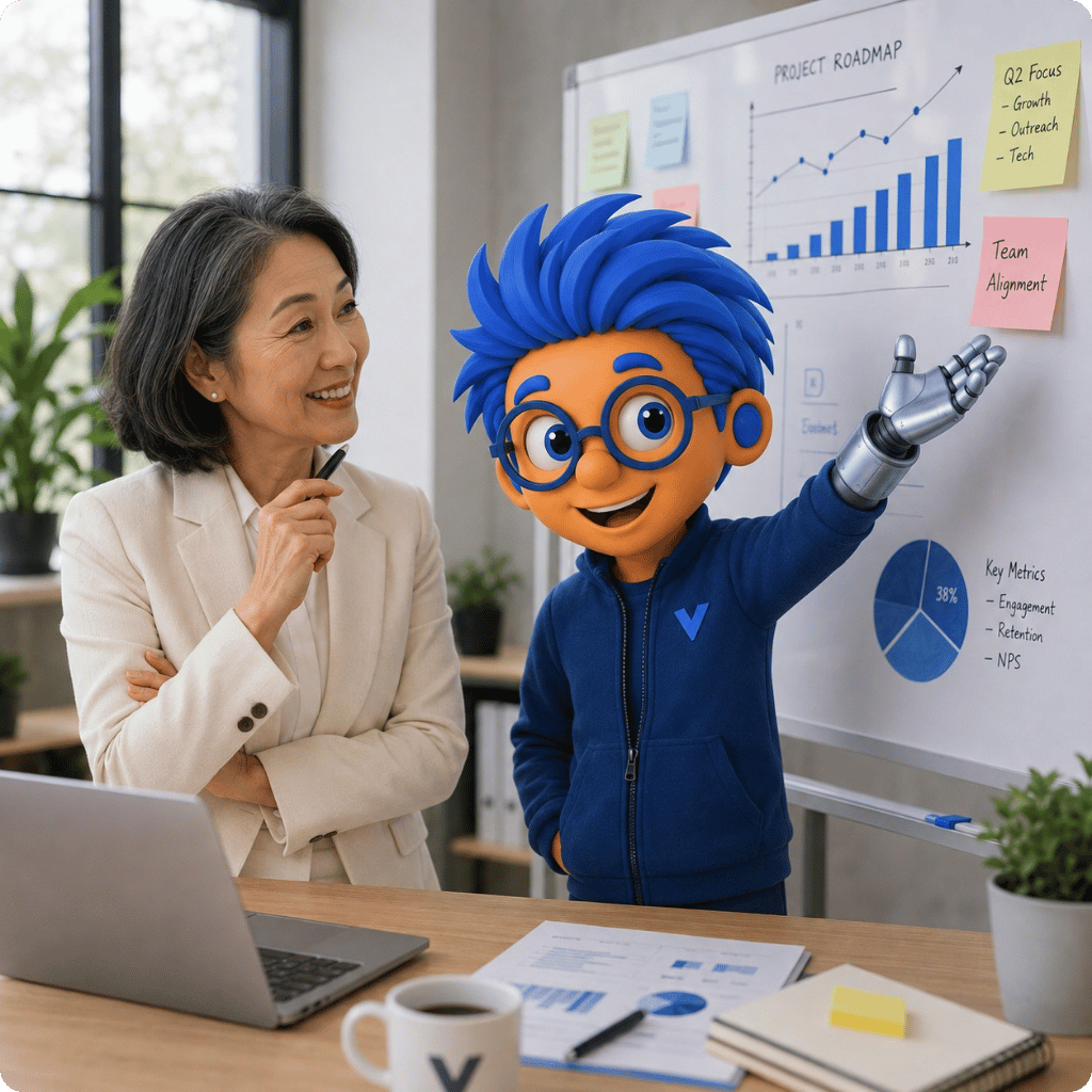Commercial user working with Visualfabriq AI to improve promotion planning and decisions