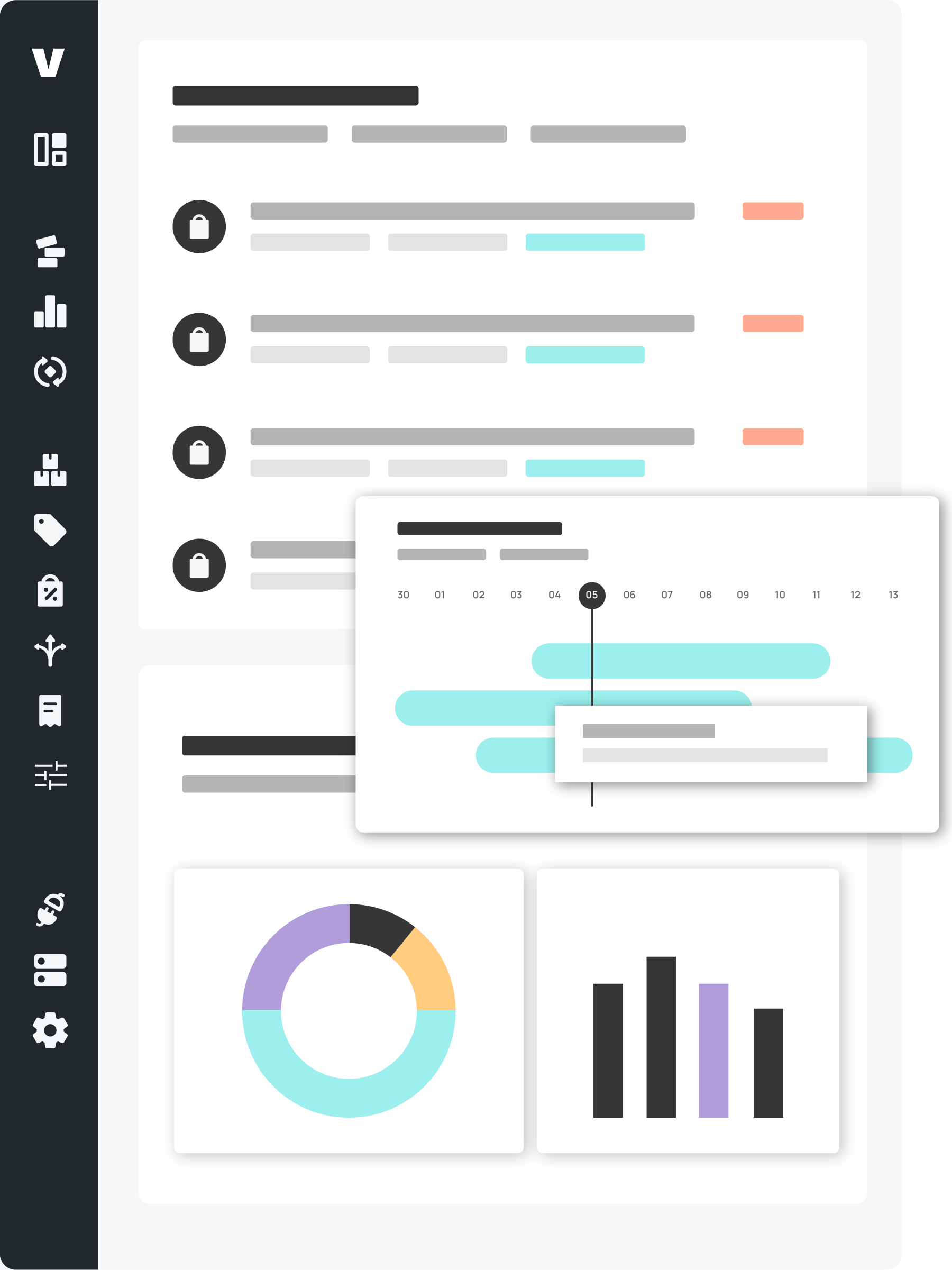 Trade promotion management dashboard showing promotion performance and planning insights