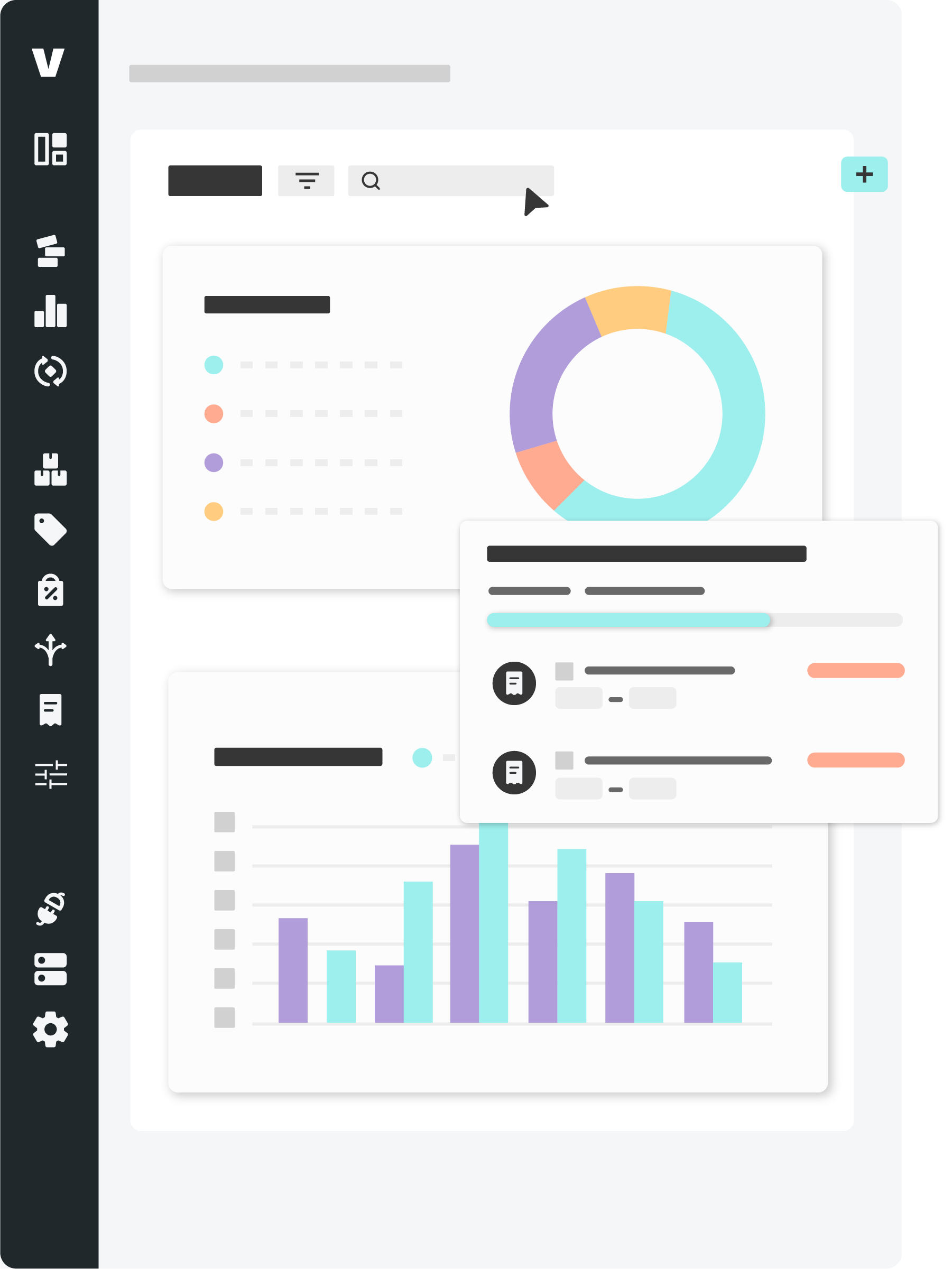 Visualfabriq accruals and claims dashboard showing balances, claim status and financial reconciliation