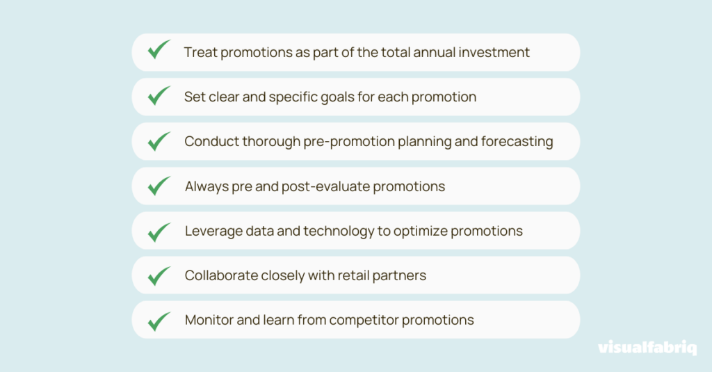 List of seven trade promotion strategies best practices 